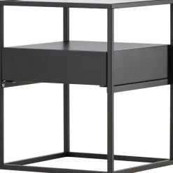 Fortaleza sidobord 40 x 40 cm - Svart