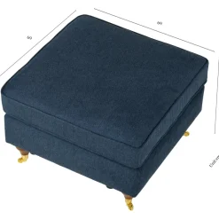 Fotpall mörkblå - Howard