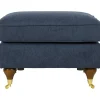 Fotpall mörkblå - Howard + Möbeltassar