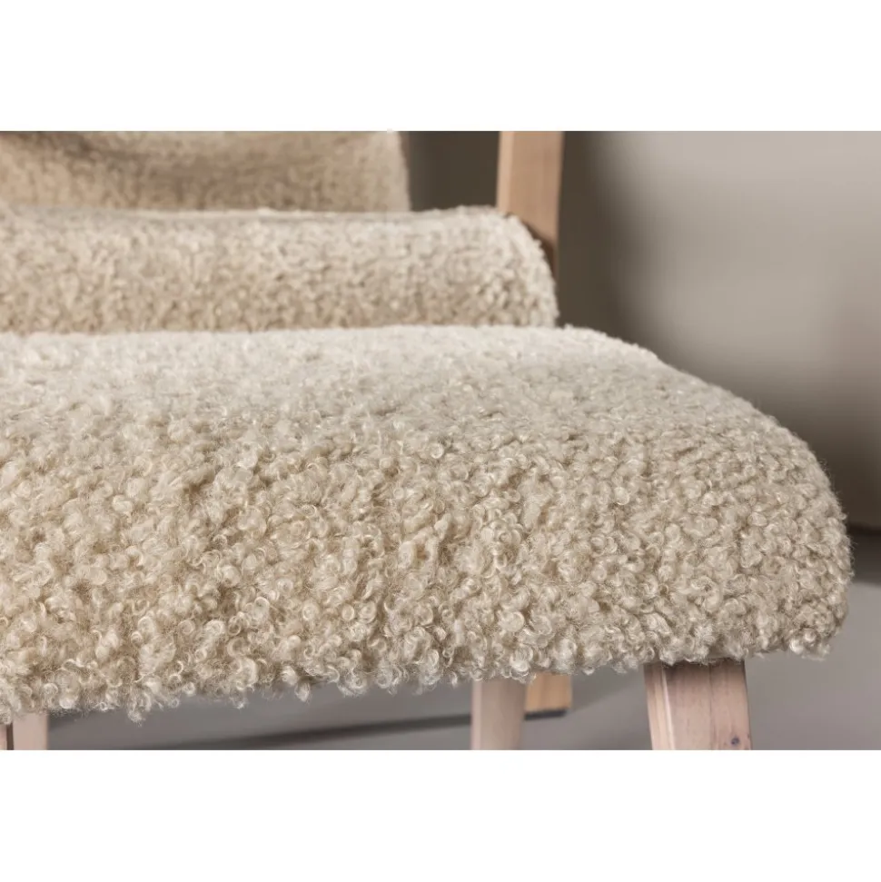 Fårö loungestol - Brun