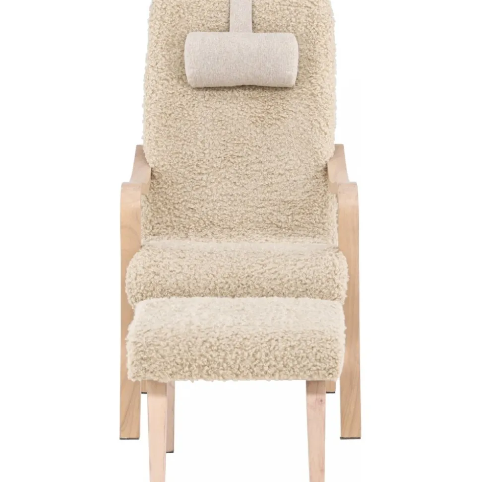 Fårö loungestol - Brun