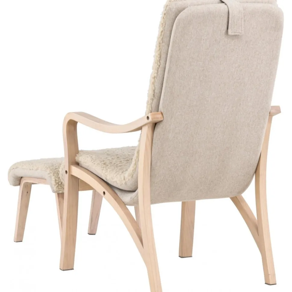 Fårö loungestol - Brun