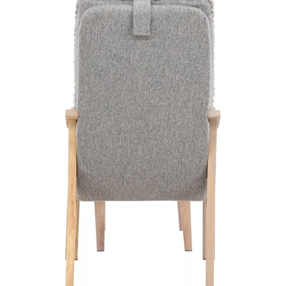 Fårö loungestol - Ljusgrå/Whitewash