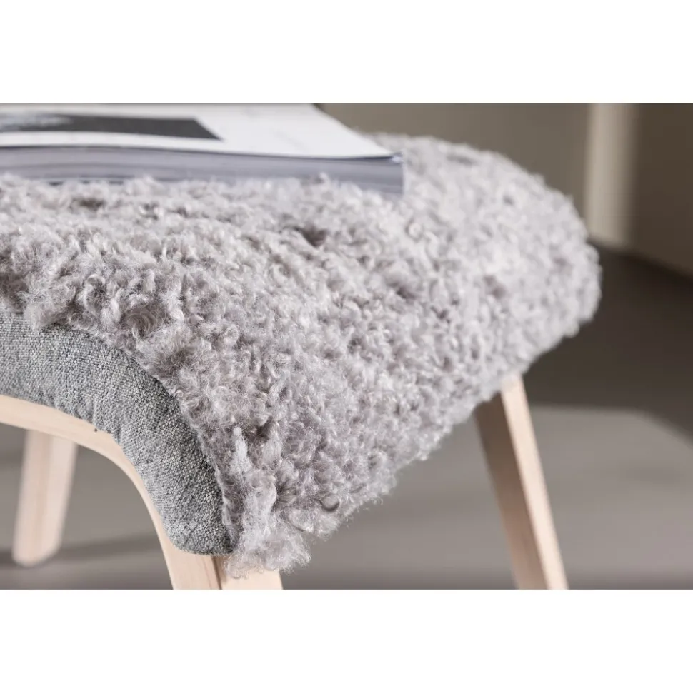 Fårö loungestol - Ljusgrå/Whitewash