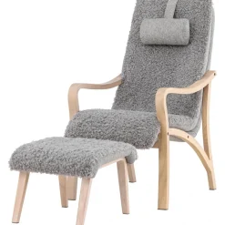 Fårö loungestol - Ljusgrå/Whitewash