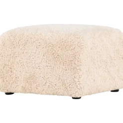 Frankie sittpuff 50 x 50 cm - Beige teddy