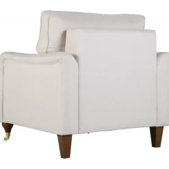 Fåtölj beige tyg - Howard Watford Deluxe