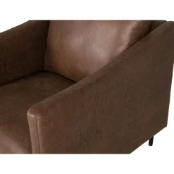 Fåtölj brunt vintage + Möbelvård Läderskydd