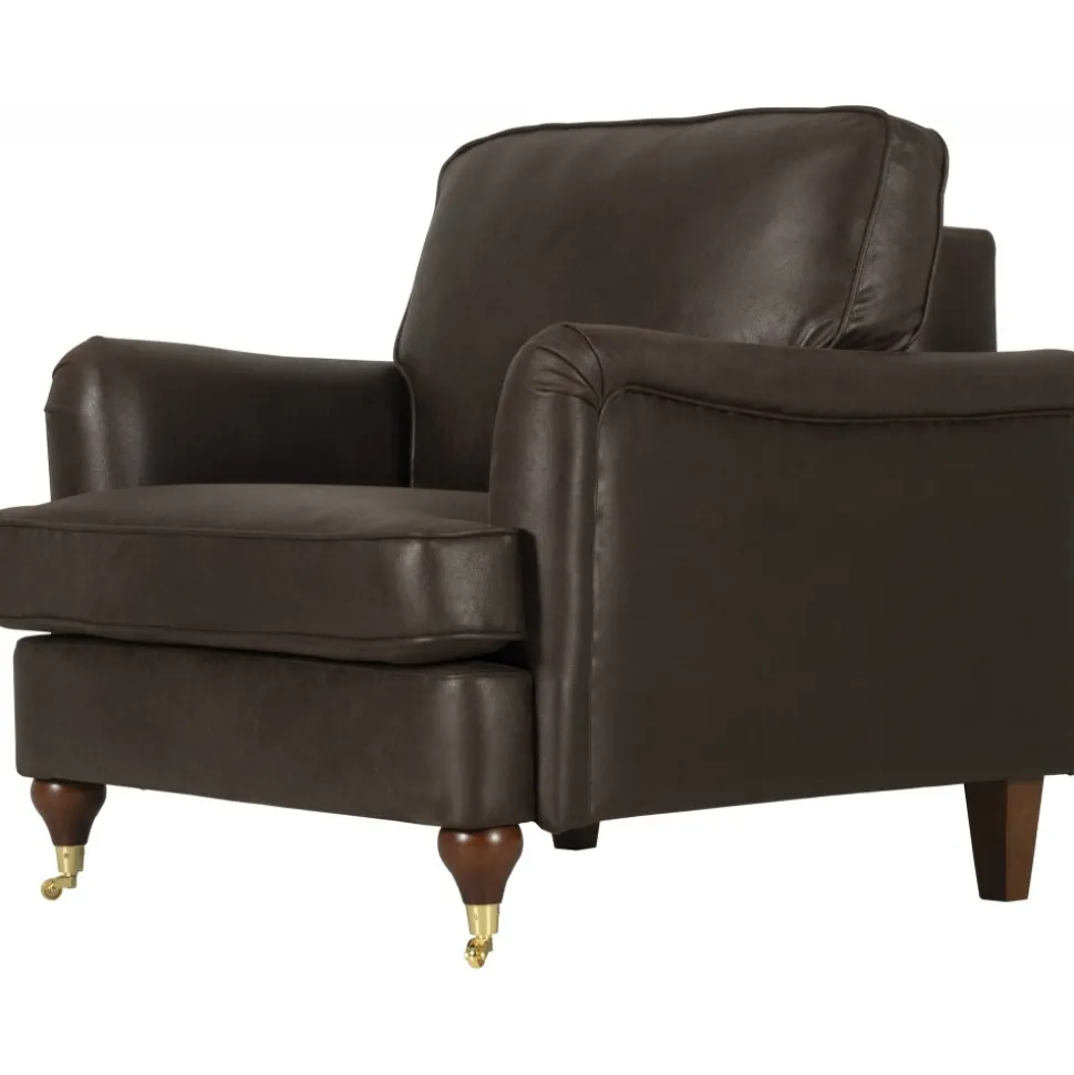 Fåtölj Howard brun klädsel - Watford + Fläckborttagare för möbler