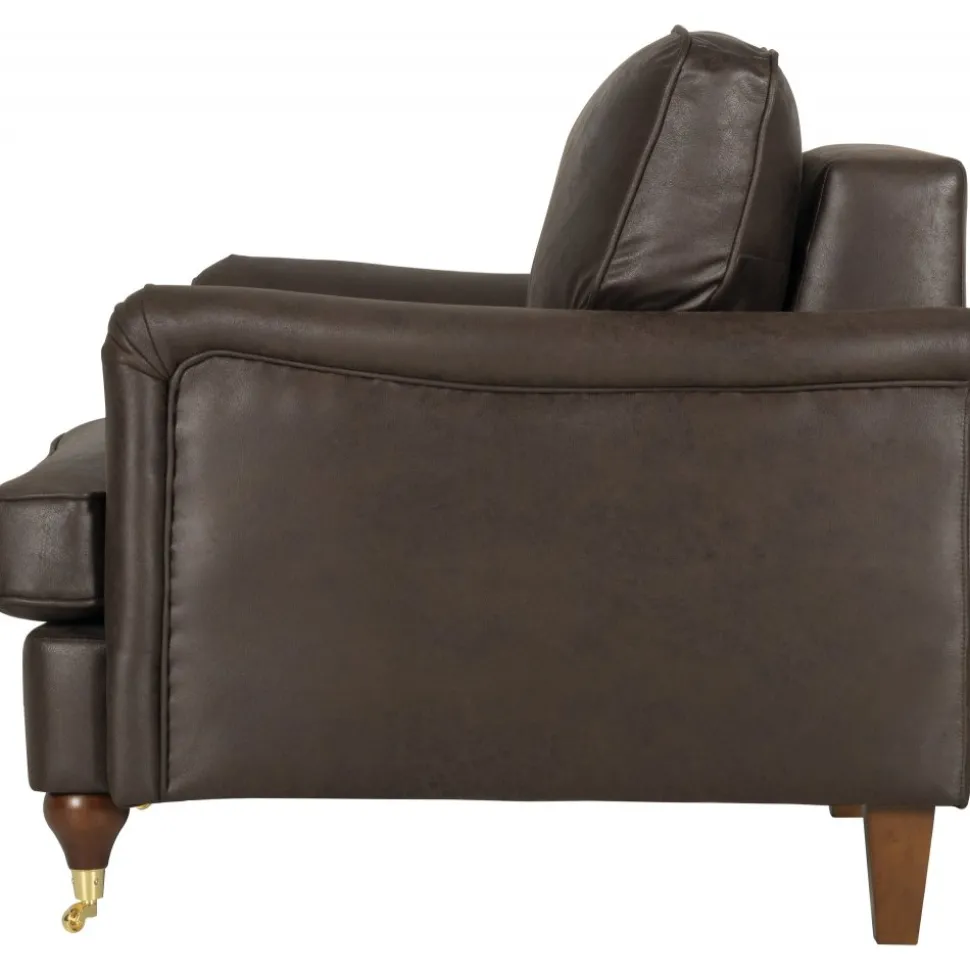 Fåtölj Howard brun klädsel - Watford + Fläckborttagare för möbler