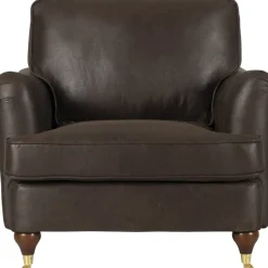 Fåtölj Howard brun klädsel - Watford