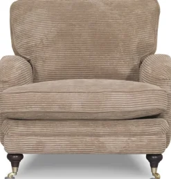 Fåtölj Howard brun manchester