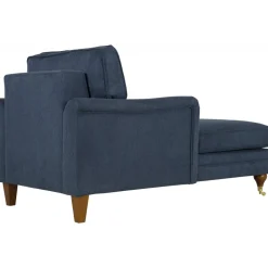 Fåtölj howard chaiselounge blå - Watford Deluxe + Möbeltassar