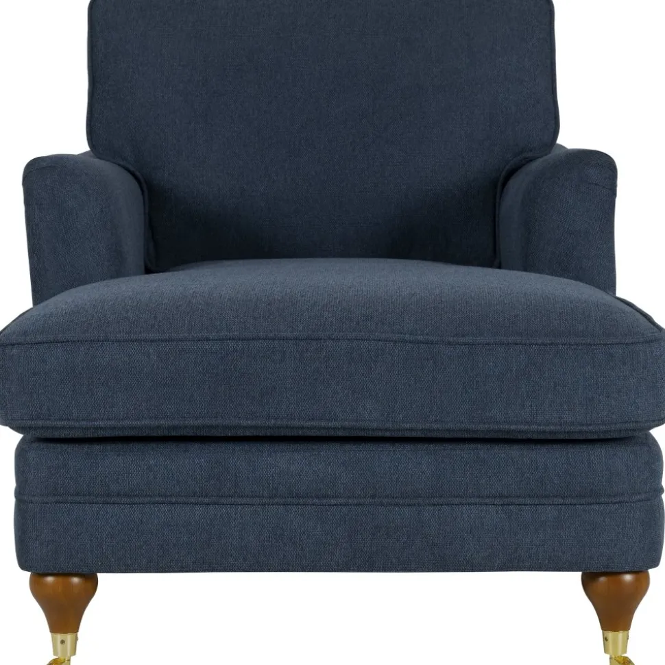 Fåtölj howard chaiselounge blå - Watford Deluxe + Textilrengöring för möbler