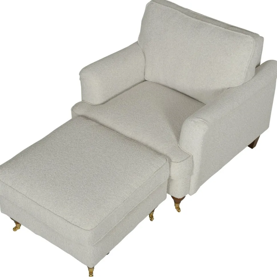 Fåtölj Howard i bouclé - Watford Deluxe