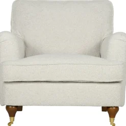 Fåtölj Howard i bouclé - Watford Deluxe + Textilrengöring för möbler