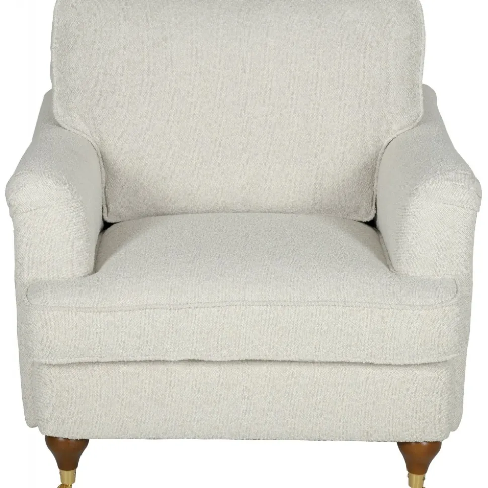 Fåtölj Howard i bouclé - Watford Deluxe + Möbeltassar