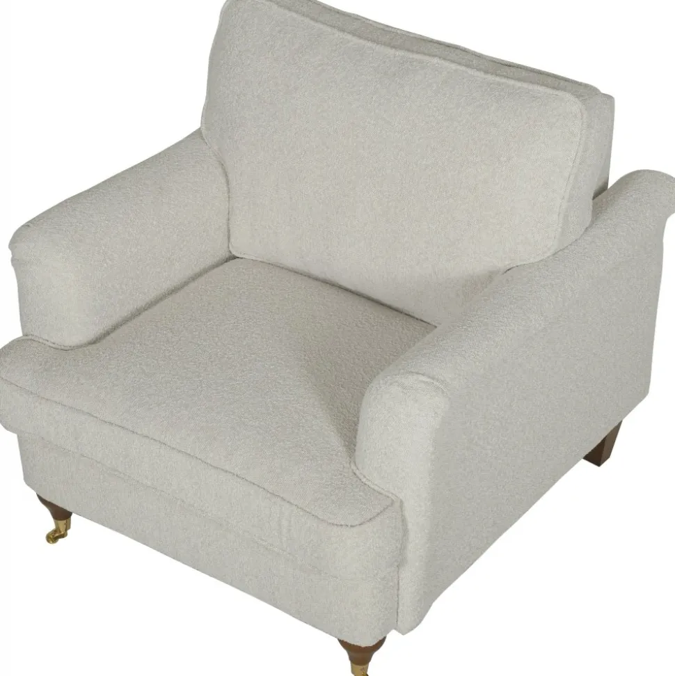 Fåtölj Howard i bouclé - Watford Deluxe + Möbeltassar