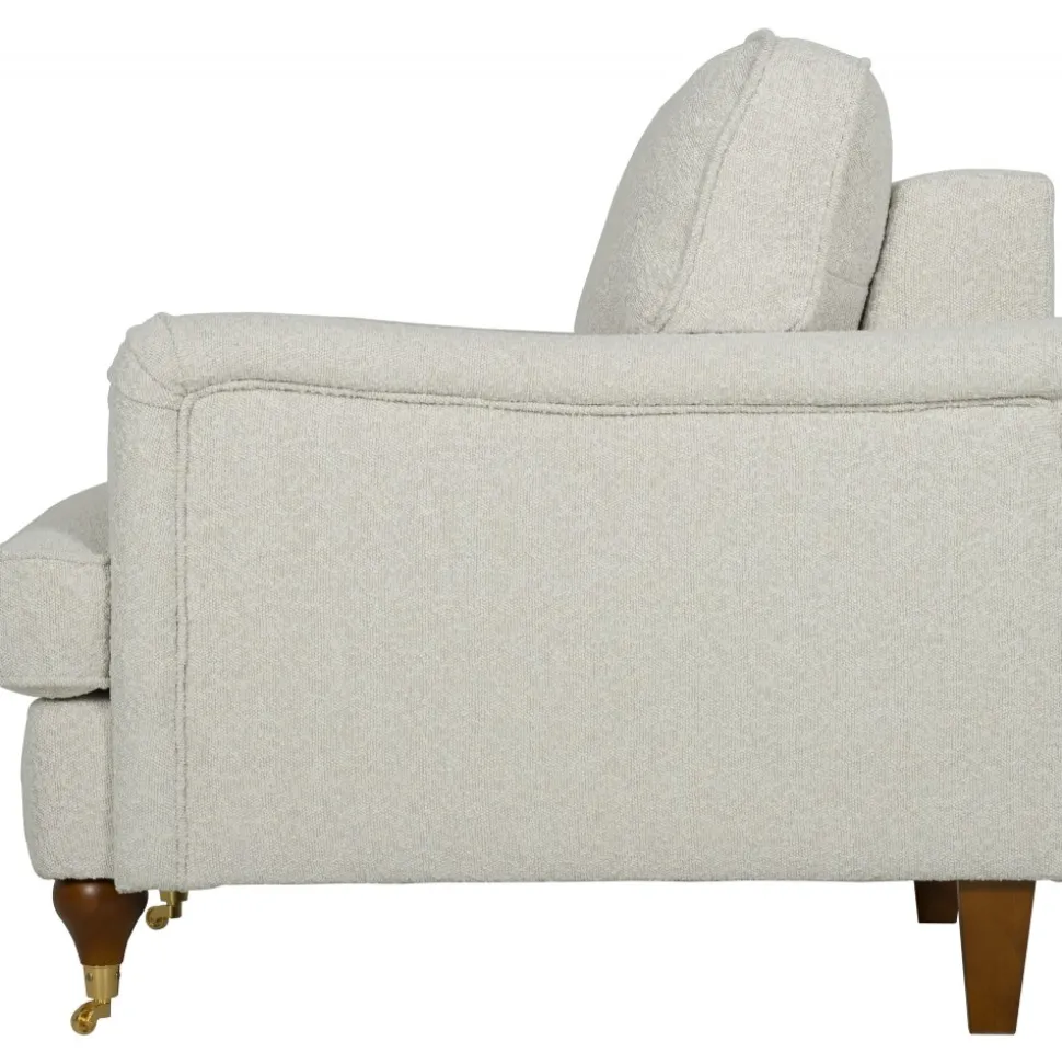 Fåtölj Howard i bouclé - Watford Deluxe + Möbeltassar