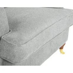 Fåtölj Howard i grått tyg