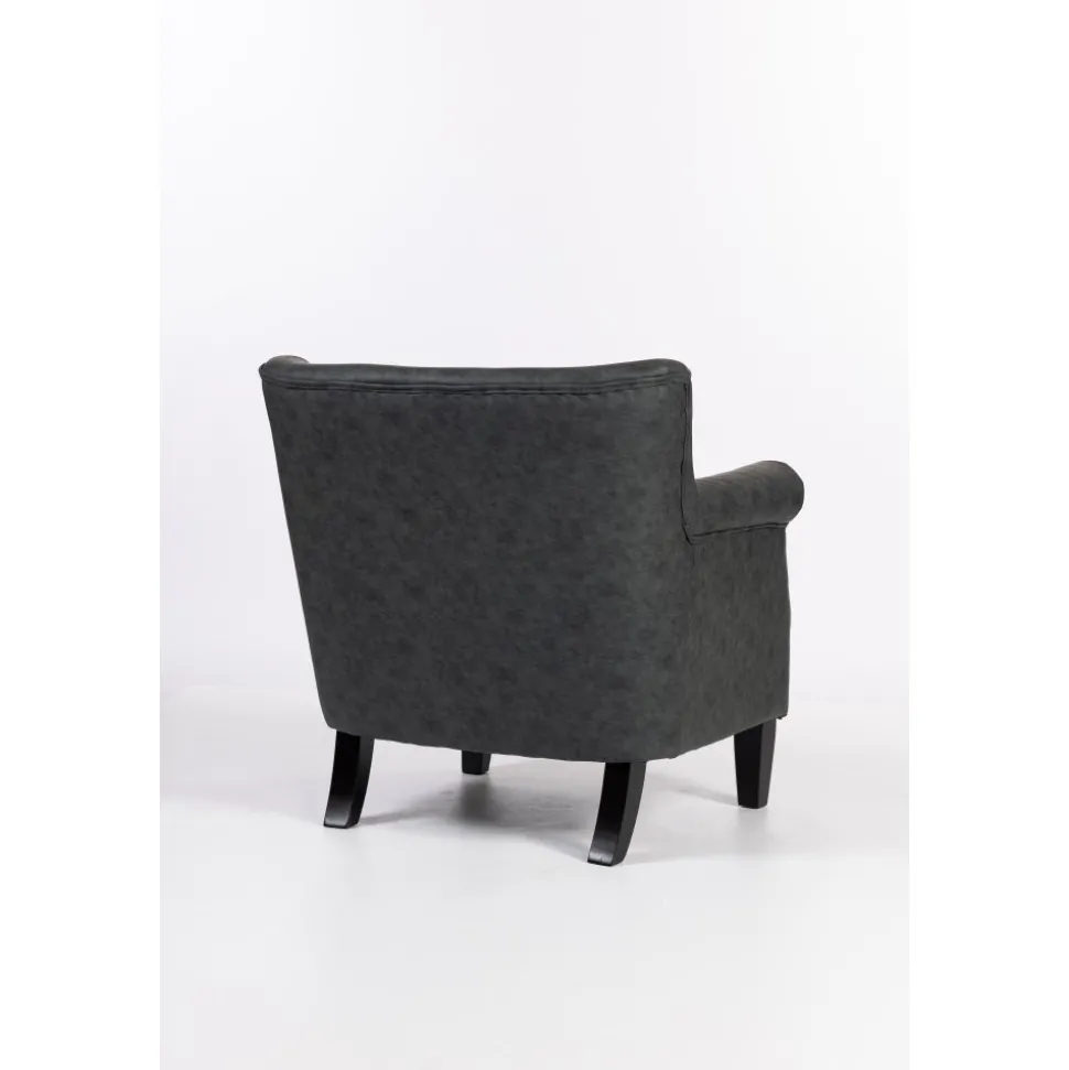 Fåtölj i antracit PU - Professor