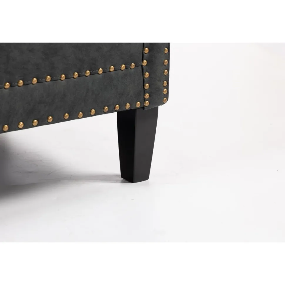 Fåtölj i antracit PU - Professor