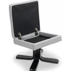 Fåtölj med fotpall - Ställbar + Möbeltassar