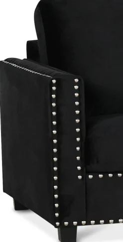 Fåtölj med nitar - Bling
