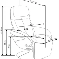 Fåtölj ställbar i konstläder - Berit + Textilrengöring för möbler
