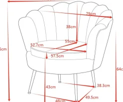 Fåtölj svart sammet - Kingsley + Möbeltassar