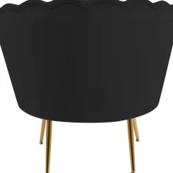 Fåtölj svart sammet - Kingsley + Textilrengöring för möbler