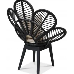 Fåtölj svart/rotting - Peacock