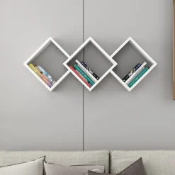 Galaxis vägghylla Vit