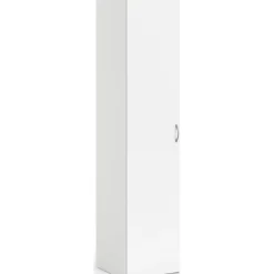 Garderob vit 40 cm bred och 175 cm hög