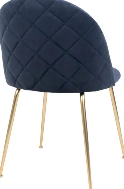 Geneve Matstol - Blå/mässing