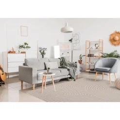 Genova Zen maskinvävd matta Vit