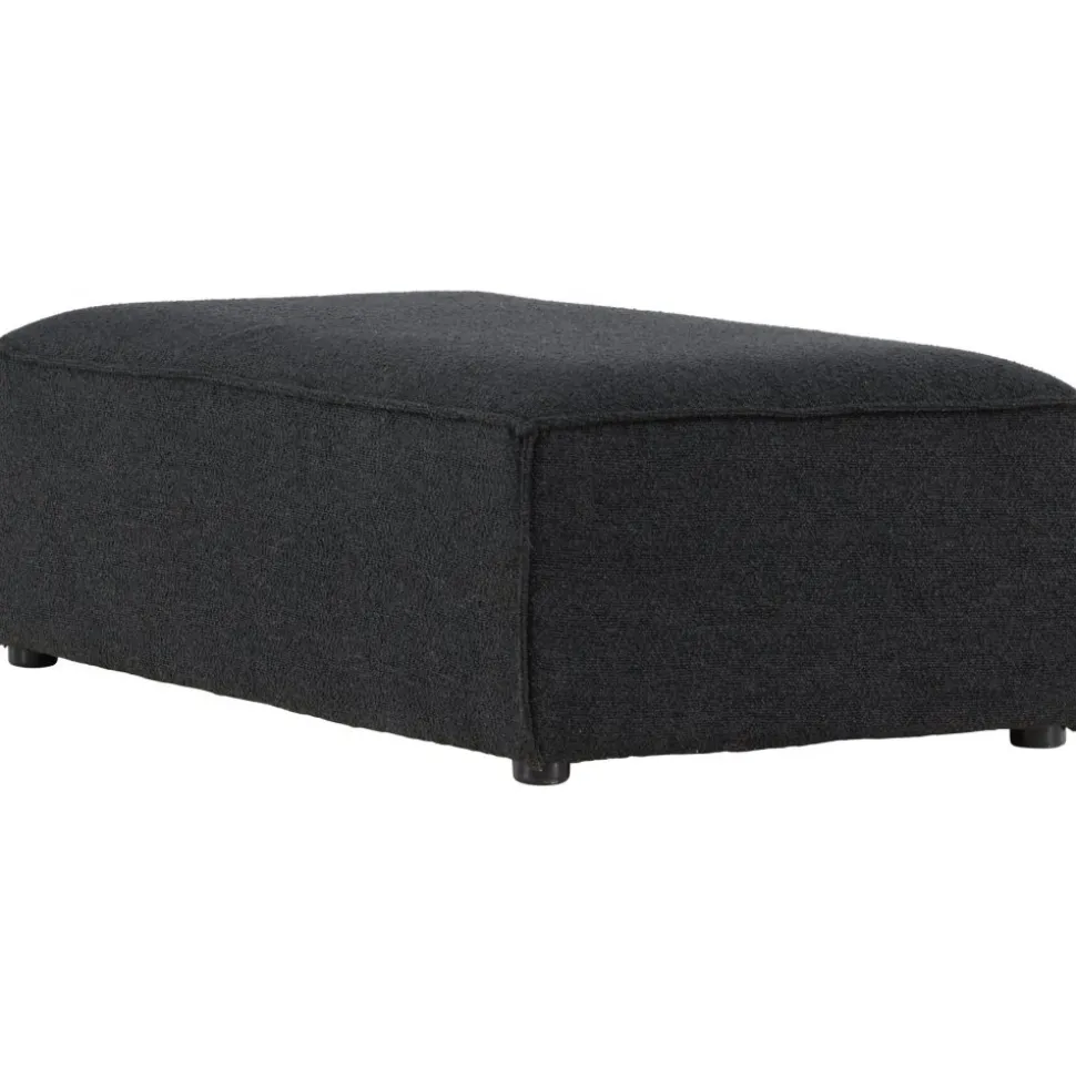Gillholmen sittpuff - Svart boucle