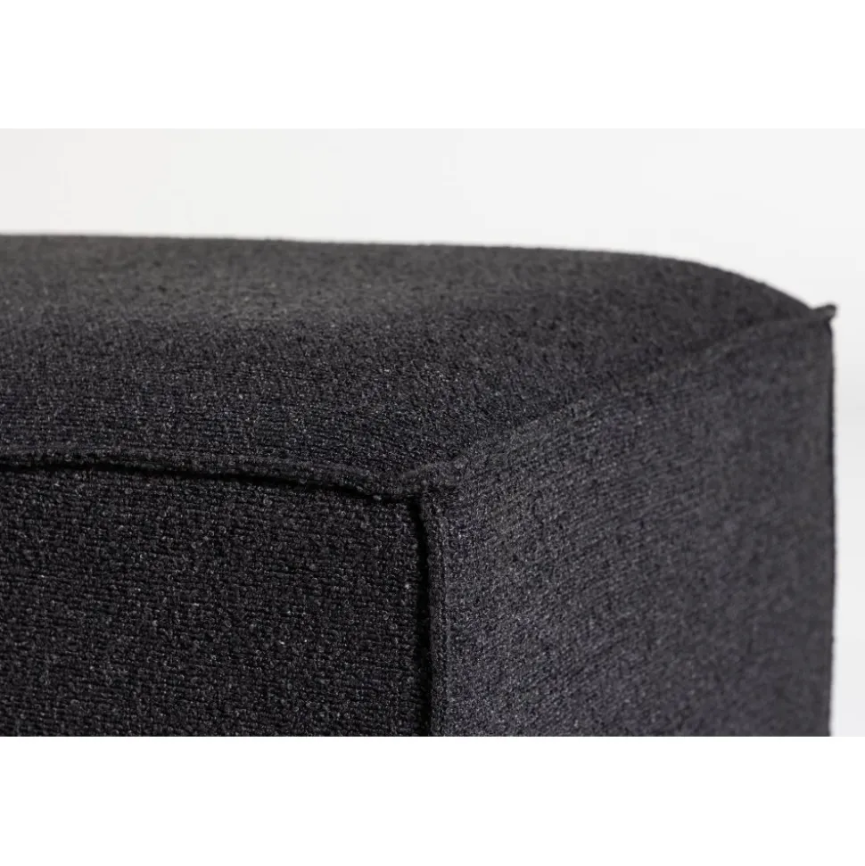 Gillholmen sittpuff - Svart boucle