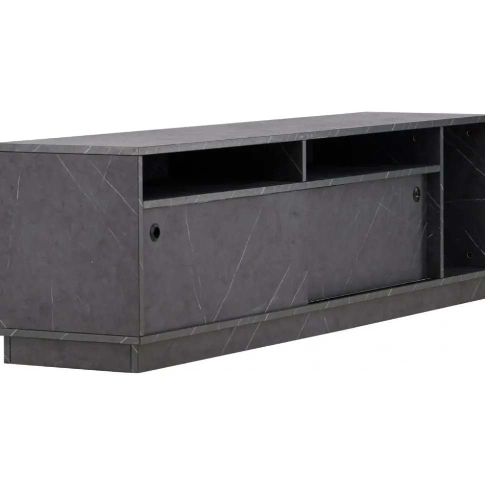 Girona TV-bänk - Svart