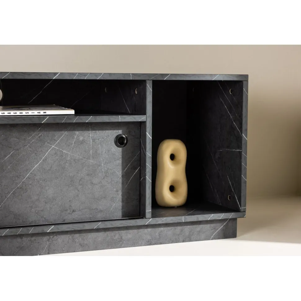 Girona TV-bänk - Svart