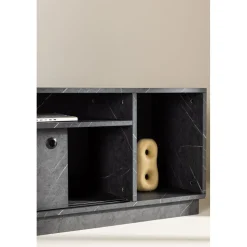 Girona TV-bänk - Svart