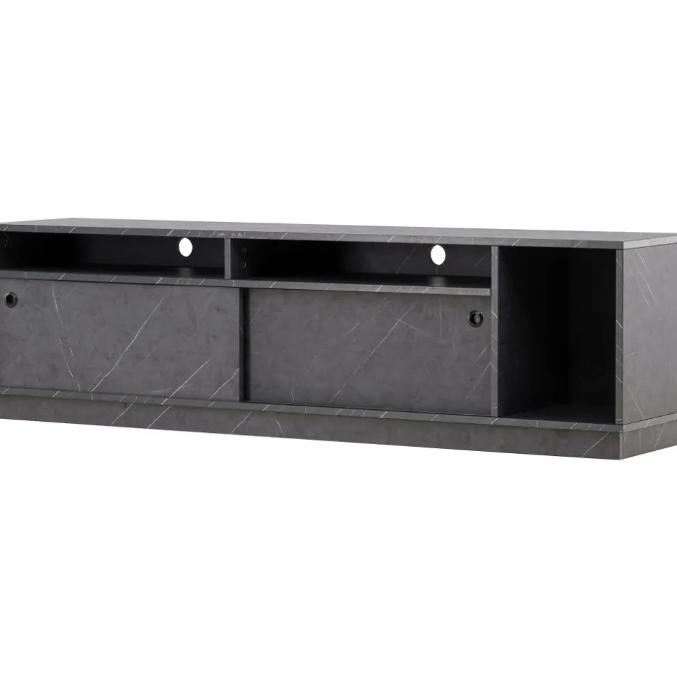 Girona TV-bänk - Svart