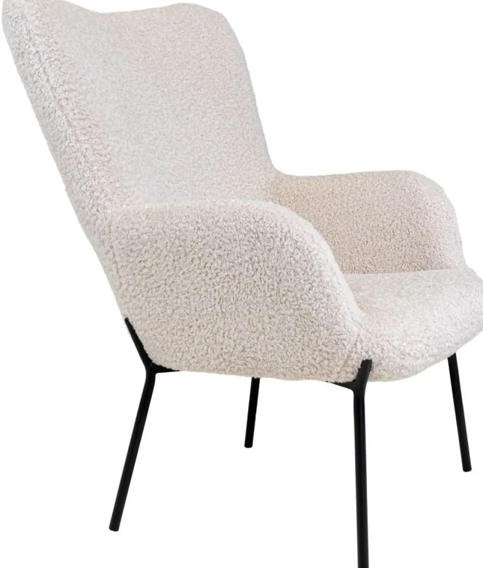 Glasgow Fåtölj - Vit/svart