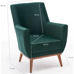 Gonca fåtölj - Grön
