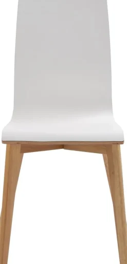 Grace stol vit laminat/ek stol