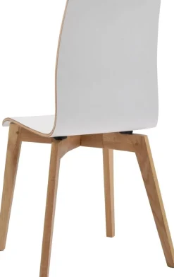 Grace stol vit laminat/ek stol
