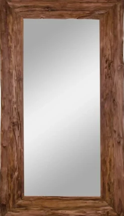 Granada Helkroppsspegel 180 cm - Teak + Karta med möbeltassar på köpet!