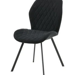 Greta matstol - Svart tyg