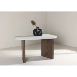 Grönvik sidobord 70 x 45 - Mocca/Betong