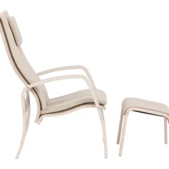 Grötö loungestol - Beige/Whitewash